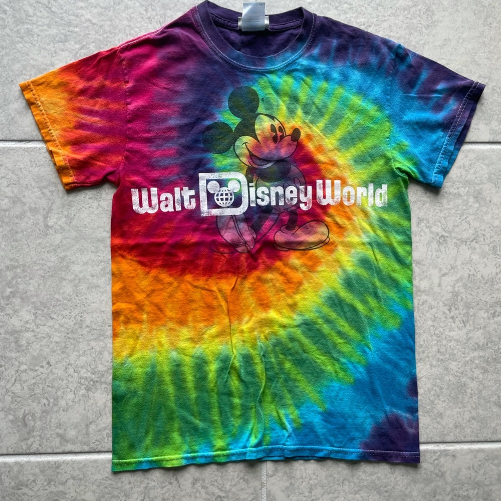 Small Tie Dye Disney World Mickey Mouse